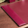 Dacasso Burgundy Bonded Leather 30" x 18" Desk Pad PR-5203